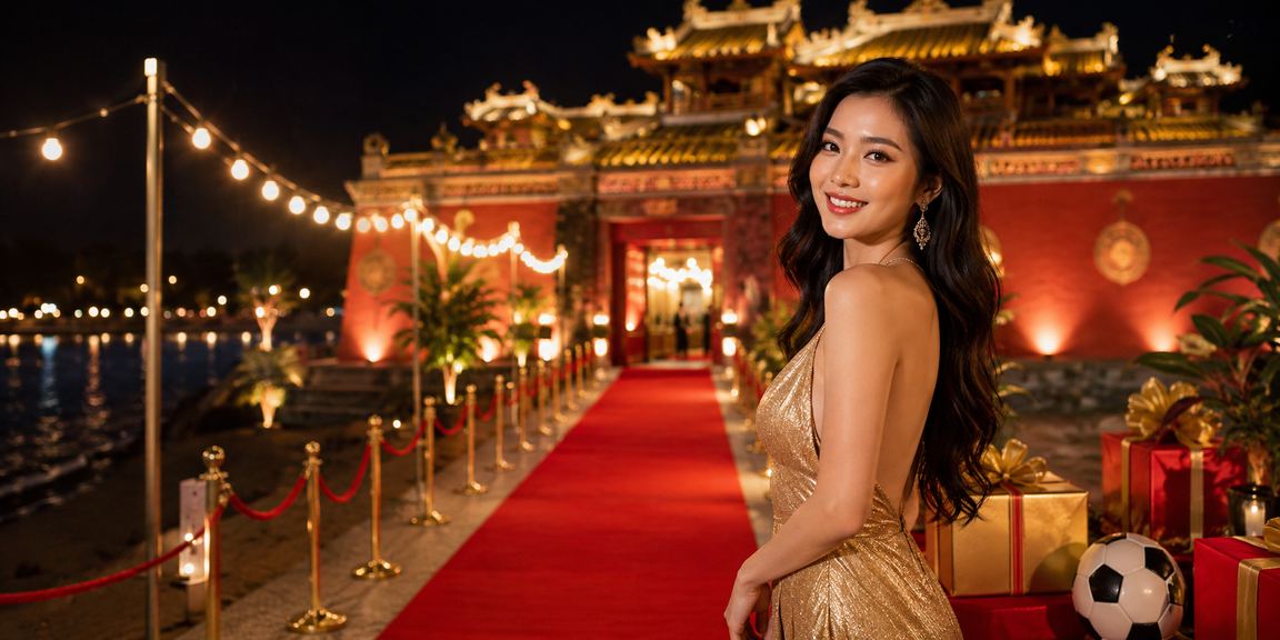 Người dùng đặt cược bóng đá tại bãi biển Huế trong buổi chiều nắng vàng